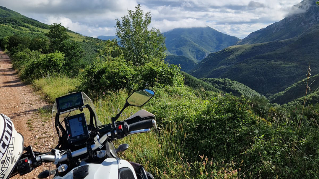 Raid d'Ombrie — piste de montagne